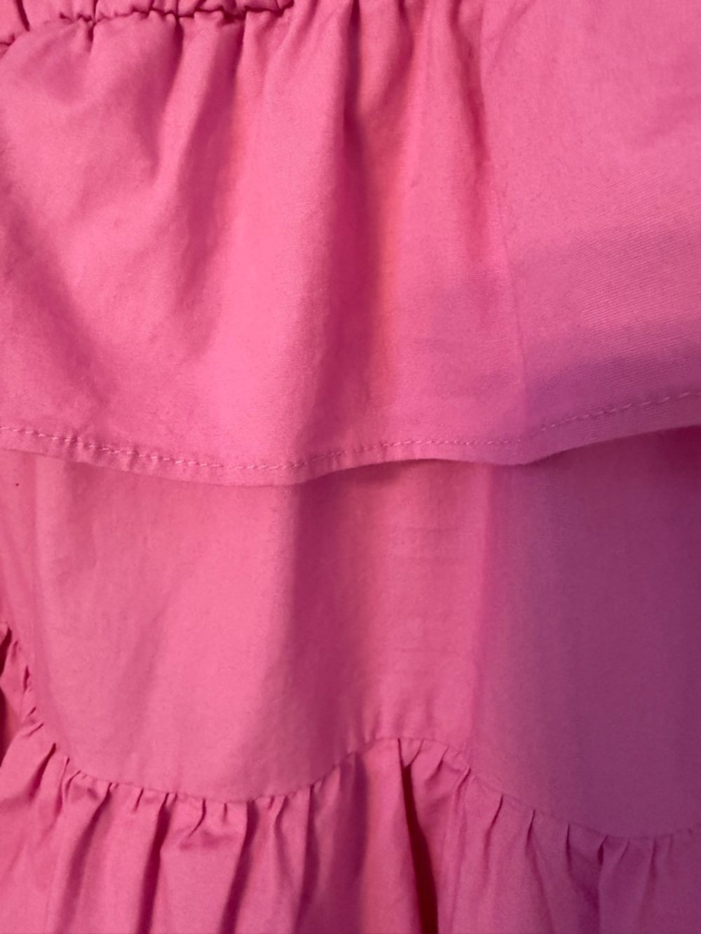 Rachel Parcell by Anthropologie Cotton Tiered Ruffle Midi Sundress Orchid Pink - Picture 8 of 11